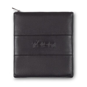 נרתיק לתפילין עור מהודר 27x25 ס"מ - שחור